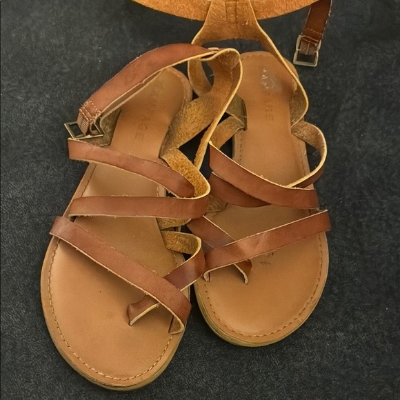Rampage Brown Gladiator Sandals size 9 - Picture 1 of 2